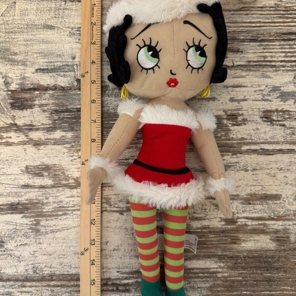 Betty Boop Christmas Plush Rag Doll - Picture 8 of 8